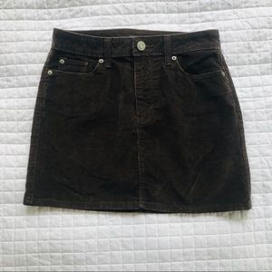 🔥 3 for $25 🔥 GAP Brown Corduroy Mini Skirt